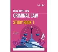 OCR A Level Law Criminal Law Study Books
