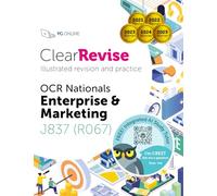 OCR Cambridge Nationals Level 1/2 Enterprise and Marketing: Illustrated Revision and Practice with CREST AI Exam Tutor (ClearRevise OCR Cambridge ... OCR GCSE Enterprise and Marketing J837)