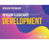 OCR GCSE Psychology Revision Flashcards for Development: for The 2025 and 2026 Exams (tutor2u OCR GCSE Pyschology)