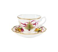 OCR Xmas Tree Teacup & Saucer Set 2PCS, Large