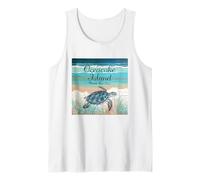 Ocracoke Island North Carolina Sea Turtle Beach Beach Decor Tank Top
