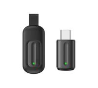 OCRUSTAR Universal Remote Control Adapter for iPhone 15 All in One Remote Control for TV/AC/DVD Compatible with Samsung, Sony, Panasonic, Sharp, LG and More.(Black,Type C Plug for iPhone 15)