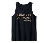 Oct 18 No Kings Protest Funny History Quote Tank Top