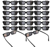 Octaday 20 Pcs Real Detective Glasses Sunglasses Rear View Mirror Anti Track See Behind You with Inside The Lens Mirror for Kids Escape Room Party Favor Detective