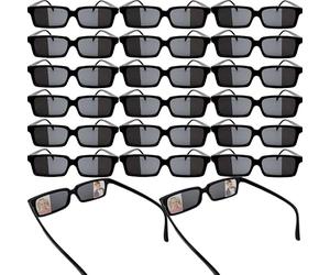 Octaday 20 Pcs Real Detective Glasses Sunglasses Rear View Mirror Anti Track See Behind You with Inside The Lens Mirror for Kids Escape Room Party Favor Detective