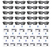Octaday 40 Pcs Kids Spy Kit Detective Toy Set Including 20 Secret Agent Name Tags 20 See Behind You Sunglasses for Spy Cosplay Escape Room Party Favors Detective Party Supplies