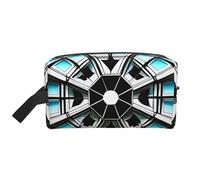 Octagon Building Large Capacity Toiletry Bag, Lightweight Travel Wash Bag with Padding, for Men Women