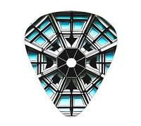 Octagon building the 12-piece guitar picks include three picks: thin, medium and heavy. suitable for electric, acoustic and bass guitars of all strengths
