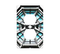 Octagon Building Unbreakable Polycarbonate Switch Plate-1 Gang Screwless Wall Plate for Home Office