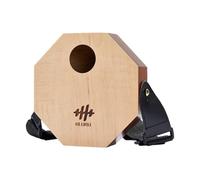 Octagon Cajon, 3-in-1 Portable Travel Drum with Snare, Bongo & Maraca Sounds, Ideal for Beginners, Traveling Musicians, Songwriters(Log)