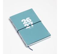 OCTÀGON DESIGN | 2026-2027 Weekly Planner | Exposed Spin Binding | Weekly Planner | 12 Months; August 2026 - July 2027 | Similar Size to A5 (13.5 x 20 cm) | Color Caribbean Blue