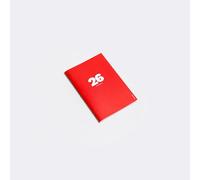 OCTÀGON DESIGN | 2026 Mini Monthly Planner | Monthly Planner | 12 Months; January - December 2026 | Octagon's Iconic Monthly Planner | A4 Size | Red | Paperback