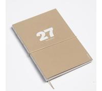OCTÀGON DESIGN | 2027 Large Weekly Planner | Weekly Planner | 12 Months; January - December 2027 | A4 Size | Camel Color | Softcover | Stays Fully Open