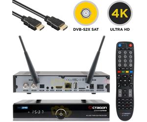 Octagon SF8008 Supreme UHD 4K Linux E2 M.2 WiFi 2xDVB-S2X Twin Sat Receiver