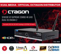 OCTAGON SF8008 V3 SUPREME COMBO 4K 1x DVB-S2X & 1x DVB-C/T2 DUAL E2 & DEFINE OS