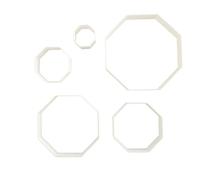 Octagon Shape Mini Fondant Cutter Small Sugarcraft Icing Tiny Sharp Pastry Dough Basic Maths