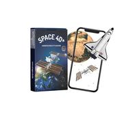 Octagon Studio Space 4D+ Augmented Reality Flashcards - Interactive Solar System & Planets Learning Cards with App - Educational STEM Toy for Kids (26 Cards)