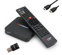 OCTAGON SX988 4K UHD H.265 HEVC Internet Smart TV Set-Top Box - Multi-Boot Receiver and Sat to IP TV, DLNA, YouTube, Web Radio, EasyMouse HDMI Cable + 300 Mbps WLAN USB Stick