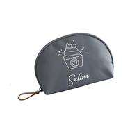 Octagonal Cosmetic Bag with Waterproof Fabric High Capacity Storage Solution for Beauty Tool Easy Cleaning Polyester Storage Bag