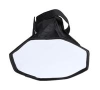 Octagonal Diffuser - Universal Folding Flashlight Modifier, Compact Octagon Soft Light Beam Spreader, Handheld Photography Studio Tools | For Macro Speedlight Firing With Storage Pouch