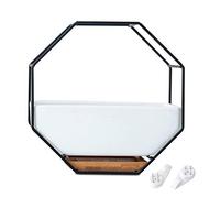Octagonal Geometric Wall Hanging Table Succulents Ceramic Flower Pot