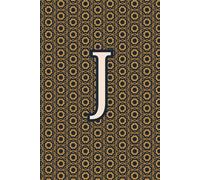 Octagonal Pattern J Monogram Initial Journal