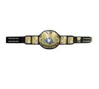 Octal Sports - Attitude Era Big Eagle Championship Title Belts Adult Size Upto 46" Wrestling Replica 2mm Gold Coated Metal Plate Leather Base (Black)