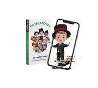 Octaland 4D+ Augmented Reality Flashcards - A-Z Alphabet & Career Learning - 26 Animated Character Cards - Educational Professions Toy for Preschoolers - iOS & Android