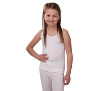 Octave 3 Pack Girls Thermal Underwear Sleeveless Vest (2-3 Years, White)