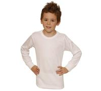 Octave 6 Pack Boys Thermal Underwear Long Sleeve T-Shirt/Vest/Top (9-11 yrs [Chest: 28-30 inches], White)