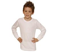 Octave® Boys Thermal Underwear Long Sleeve T-Shirt/Vest/Top [3/5 Yrs, White]