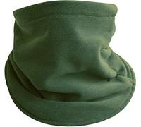 Octave® Fleece Neck Warmer, Multifunctional Headwear, Unisex Thermal Snoods, Neck Scarf Warmer, Face Coverings Bandana For Men Women, Windproof Neck Gaiter Scarf for Cycling (Khaki Army Green)