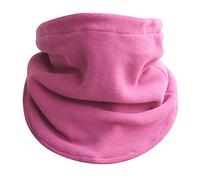 Octave® Fleece Neck Warmer, Multifunctional Headwear, Unisex Thermal Snoods, Neck Scarf Warmer,Face Coverings Bandana For Men Women,Windproof Neck Gaiter Scarf for Cycling,Adult Neck Warmer(Baby Pink)