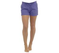 Octave® Ladies Linen Shorts & Invisible Liner Socks Package [Shortie Length Size 12, Colour Blue & Socks One Size, Colour Black]