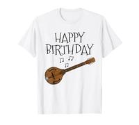 Octave Mandolin Happy Birthday Mandolinist Folk Musician T-Shirt