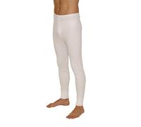 OCTAVE® Mens Thermal Underwear Long John/Long Underwear (5X-Large: Waist 54-56 inches, White)