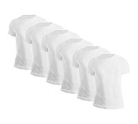 Octave® Pack of 6 Mens Thermal Short Sleeve Base Layer Tops, Body Warmer Base Layer Thermal Underwear T-Shirt Vest for Men, Winter Underwear Warm Cotton Inner Vest(3X-Large, White)