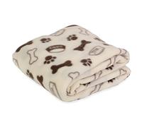 Octave® Pets Printed Pet Blanket - 120cm x 120cm [Approx] [Size One Size, Colour Cream]