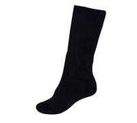 Octave® Thermal Socks- 2 Pairs Kids Thermal Socks, 2.45 TOG Ultimate Thick Insulated Socks for Boys Girls, Extra Warm Winter Socks for School & outdoor(Black, UK 12.5-3.5, EURO 31-36.5, US 13.5-4.5)