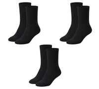 Octave® Thermal Socks- 3 Pairs Kids Thermal Socks, 1.2 TOG Ultimate Thick Insulated Socks for Boys Girls, Extra Warm Winter Socks for School & outdoor(Black, UK 4-5.5, EURO 37-38.5, US 5-6.5)