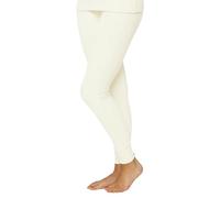 Octave® Women’s Thermal Underwear Long Johns, Ladies Snowdrop Thermal Pants Long Jane Underwear Bottom, Lightweight Winter Base Layer Bottoms Quick Drying Womens Thermal Leggings (2X-Large, White)