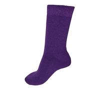 Octave® Womens Extra Warm Thermal Socks - 2.45 TOG - 2 Pairs [Size UK 4-8 / EURO 37-42 / US 6-10, Colour Purple]