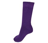 Octave® Womens Thermal Socks - 1.2 TOG - 6 Pairs [Size UK 4-8 / EURO 37-42 / US 6-10, Colour Multi - 3 Pairs Black & 3 Pairs Purple]