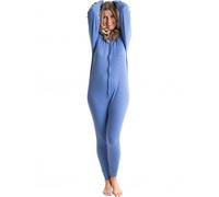 OCTAVE® Womens Thermal Underwear All In One Union Suit/Thermal Body Suit (Ex-Large, Blue)