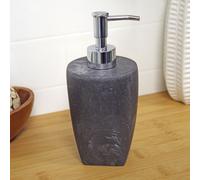 Showerdrape Octavia Grey Marble & Chrome Liquid Soap Dispenser
