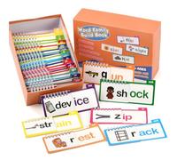 OctBird 30 Read and Rhyme Flip Books, Talking Flash Cards with 287 Words, Educational Toys, Phonics Games, Spelling Games, Pre School Learning Toys, Word Building Flash Cards
