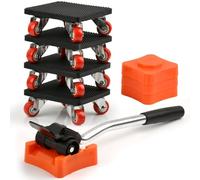 OctBird 4 * Furniture Moving Wheels,Wheels to Move Heavy Objects,Accompanied by Mover Lifter,360° Move Roller,Furniture Moving Transport Roller Set For Household Appliances,Sofas, Bedding and Cabinets