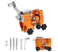 OctBird Chainsaw Sharpener, Chainsaw Chain Sharpening Jig Kits with 3PCS Carbide Cutter and 1 Wrench, Hand-Cranked Portable Chainsaw Sharpener Tool for All Kinds Of Chain Saws