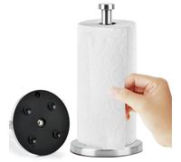 OctBird Stainless Steel Vertical Paper Towel Holder with Suction Cup,Grey