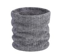 OCTEEN Warmer Neck Gaiter Winter Fleece Windproof Scarves Gaiter Mask For Women Men, Wide Stripe Light Grey, One size